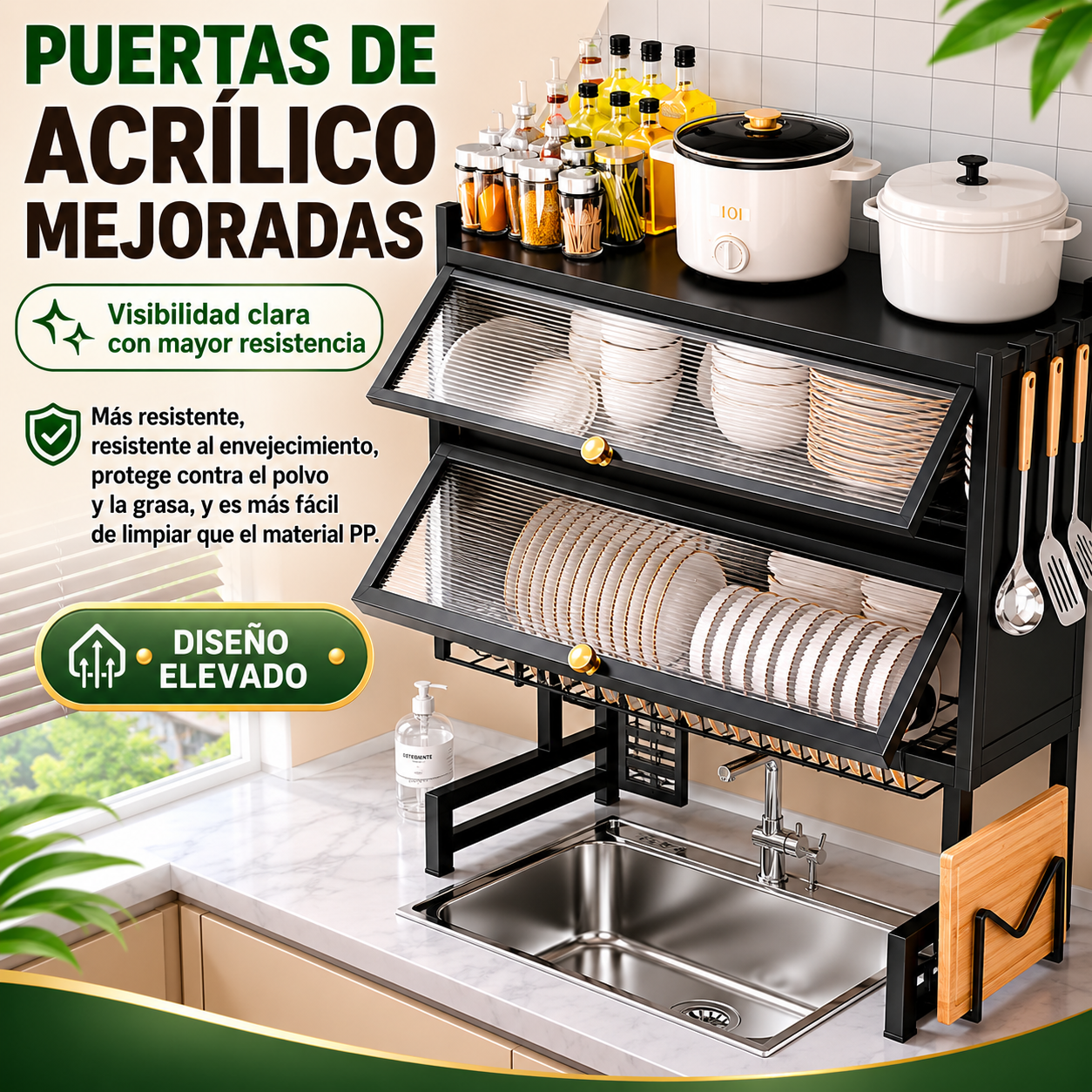 Organizador de Cocina Dual Premium