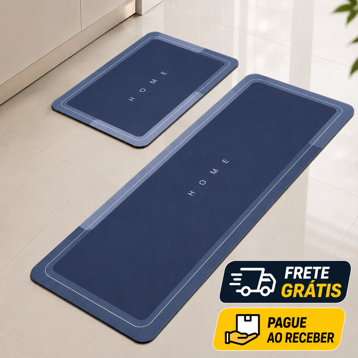 Combo Dueto de Tapetes Premium Ultra-Absorbentes (Set 2x1)