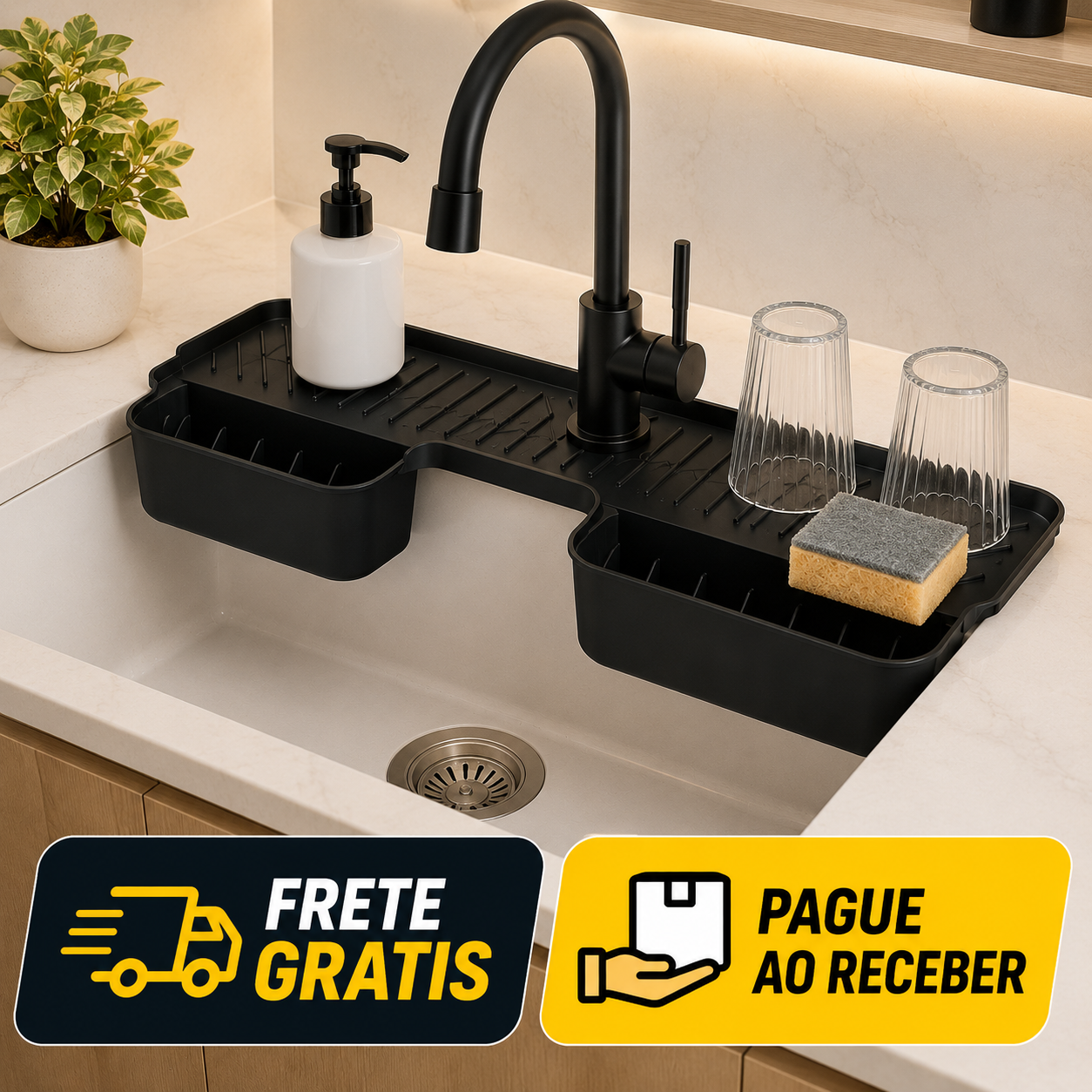 Tapete Absorbente Para Grifos De Cocina