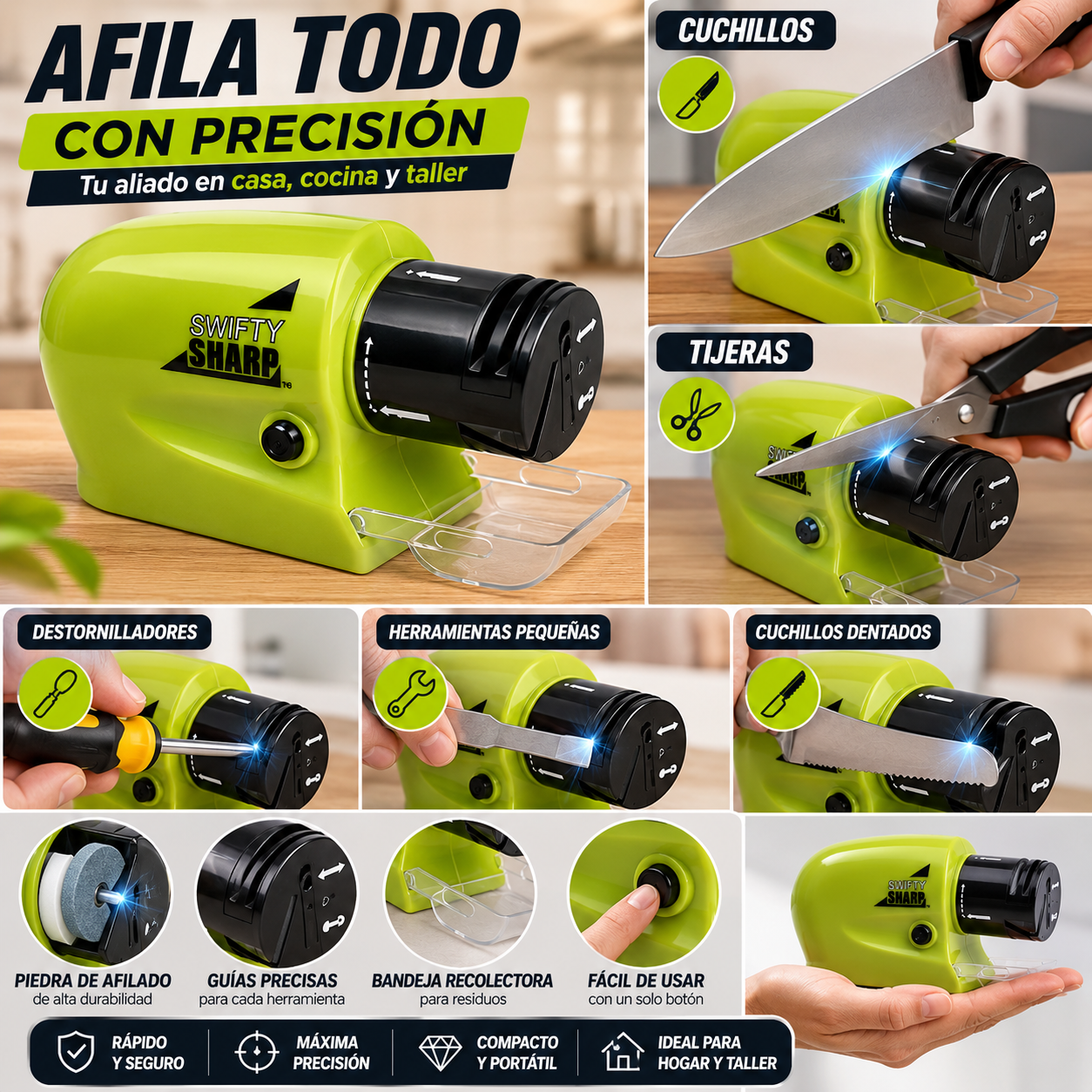 Afilador Eléctrico de Precisión Pro-Sharpen