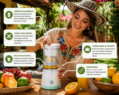 Extractor de Jugos Portátil