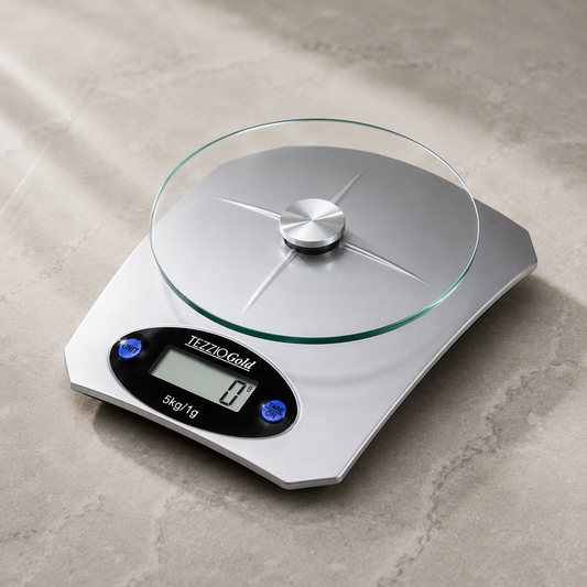Gramera Digital de Precisión con Placa de Vidrio (5 kg)