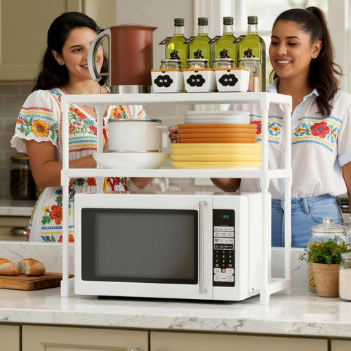 Estante Organizador Premium De Cocina 2 Niveles